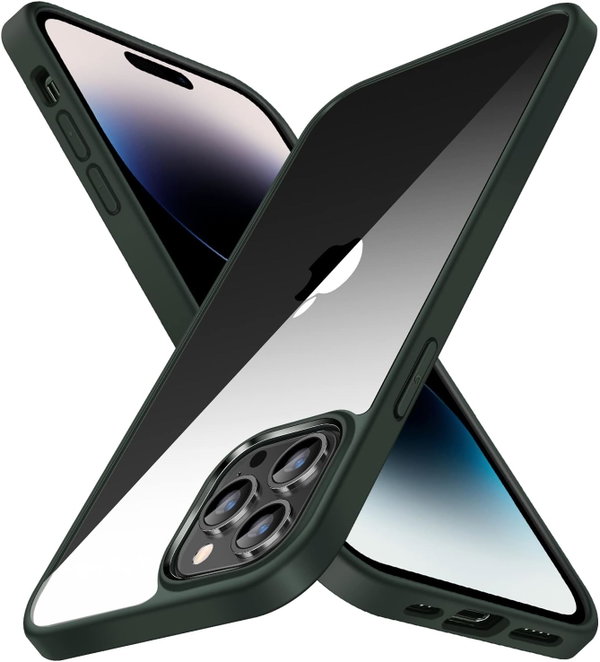 ETUI SILIKONOWE ZIELONE +SZKŁO HARTOWANE APPLE IPHONE 14 PRO A2890 A2650