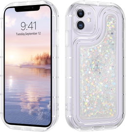 ETUI SILIKONOWE APPLE IPHONE 12 6.1" CASE BROKATOWY ŚWIECĄCY W CIEMNOŚCI