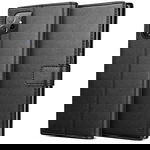 ETUI POKROWIEC DO SAMSUNG GALAXY S22 ULTRA CZARNY ZAMYKANY Z KLAPKĄ CASE
