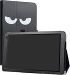 ETUI DO TABLETA ALCATEL 1T 10 2020 CZARNE Z KLAPKĄ 'DONT TOUCH ME'