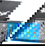 ETUI TABLET LENOVO TAB M7 3RD GENERACJA ECOSKÓRA CZARNY ZE WZOREM