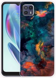 ETUI MOTOROLA MOTO G50 5G WIELOKOLOROWE PLECKI SILIKONOWE + SZKŁO HARTOWANE