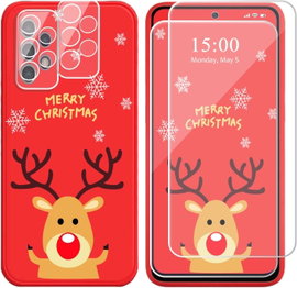 ETUI ŚWIĄTECZNE XIAOMI 11 LITE 5G NE SOLIDNE CZERWONE SILIKONOWE PLECKI