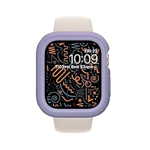 ETUI CASE OCHRONNY NA APPLE WATCH SERII 7 45MM FIOLETOWY RAMKA