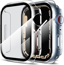 ETUI OCHRONNE NA ZEGAREK APPLE WATCH SERIES 7 41mm BEZBARWNE 2 SZTUKI