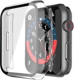 TWARDE ETUI NA ZEGAREK APPLE WATCH SERIA 7/6/5 41MM BEZBARWNE