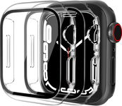2x ETUI CASE NA ZEGAREK APPLE WATCH 7 45 MM PRZEŹROCZYSTY TWARDY