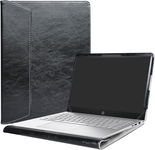 ETUI Z KLAPKĄ NA LAPTOPA HP PAVILION X360/PAVILION 14" CZARNE Z EKOSKÓRY