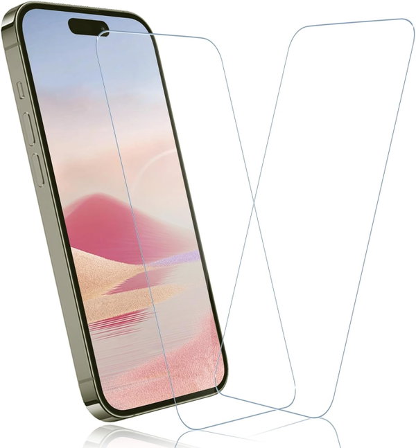 2x SZKŁO HARTOWANE APPLE IPHONE 15 PRO WYSOKA OCHRONA WYTRZYMAŁE