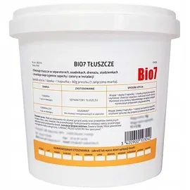 Biopreparat BIO7 na tłuszcze 1KG Oryginalne
