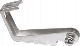 Dresco uchwyt do lampki rowerowej stalowy chromowany