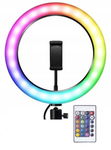 Lampa pierścieniowa RGB RING 26cm USB, pilot