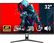 Gawfolk 32-calowy monitor do gier ekran PC, 4K UHD, 144 Hz, HDMI 2.1