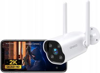 GNCC GT1 PRO Kamera bezpieczeństwa 2K, zewnętrzna kamera 2,4 G, WiFi