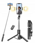 PNITRI STATYW KIJ DO SELFIE BLUETOOTH PILOT 2 SWIATŁA