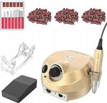 Zestaw Elektryczna FREZARKA DO PAZNOKCI MANICURE 18W MOCNA + FREZY