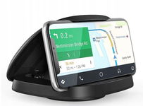 Samochodowy uchwyt na telefon, obracany o 360° czarny