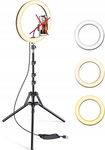 Lampa pierścieniowa USB ze statywem 10cali / 26cm