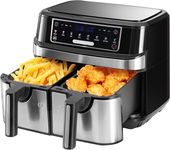 Frytkownica beztłuszczowa AIR FRYER 9L PODWÓJNA 2400W niezależne kosze