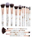 15X PĘDZEL MAKE UP PĘDZLE DO MAKIJAŻU DUAIU ZESTAW MARMUROWYCH PĘDZLI