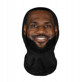 Kominiarka Maska Impreza Narty Motor Mikrofibra Naduk 3D Cosplay Lebron