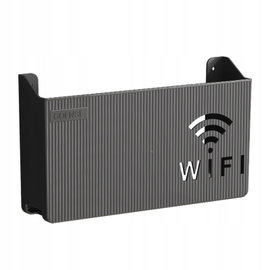 .Uchwyt Ścienny Półka Na Router Wifi Switch Czarna