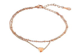 Bransoletka Złota Damska Na Nogę Rękę Prezent Serce Biżuteria Dla Kobiet 04