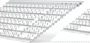 Klawiatura Bluetooth BK10, bezprzewodowa QWERTY (Hiszpański)