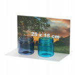 Stojak akrylowy Display Ekspozytor reklamowy "T" 25x17x15 h cm