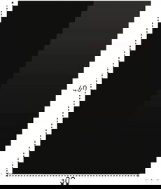 Podstawa szklana hartowana - szyba pod Piec lub Kominek 40x30 cm Czarna