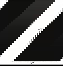 Podstawa szklana hartowana - szyba pod Piec lub Kominek 60x40 cm Blacha CZARNA