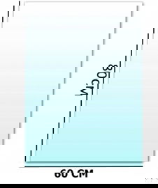 Podstawa szklana hartowana - szyba pod Piec lub Kominek Blacha 80x60 cm