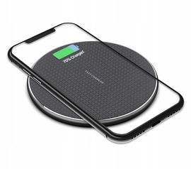 Ładowarka indukcyjna bezprzewodowa PAWONIK Szybka QI Biurkowa Uniwersalna