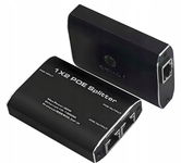 SPLITTER LAN 1x2 POE ZASILANIE POWER ROZDZIELACZ SWITCH 2xRJ45 ETHERNET