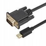 KABEL MINI DISPLAYPORT VGA 1,8M THUNDERBOLT DP MAC