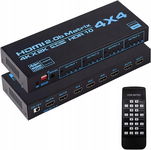 MATRYCA HDMI 4x4 FULLHD 4K MATRIX PRZEŁĄCZNIK HDCP