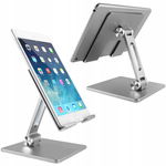 ALUMINIOWY STOJAK PODSTAWKA UCHWYT TABLETA IPAD na BIURKO RECEPCJĘ PREMIUM
