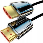 KABEL HDMI 2.1 ULTRA HIGH SPEED ETHERNET 8K 4K 120HZ CYNKOWA OBUDOWA 2M