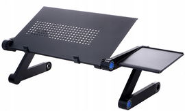 PODSTAWKA STOLIK POD LAPTOPA PRZENOŚNE BIURKO KOMPUTEROWE +PODKŁADKA MYSZKI