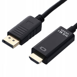 Kabel DISPLAY PORT do HDMI 1,8M DP Przewód Adapter DisplayPort 4K - PAWONIK