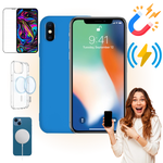 Etui iPhone XS MAX Obudowa Magsafe Niebieski Case Magnetyczny Pełna Ochrona