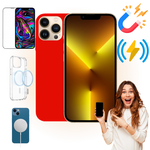 Etui iPhone 13 PRO MAX Obudowa Magsafe Czerwony Case Magnetyczny  Ochrona