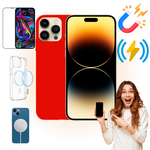 Etui iPhone 14 PRO Obudowa Magsafe Czerwony Case Magnetyczny Ochrona