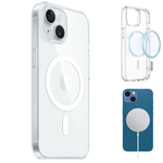 Etui iPhone 15 Obudowa Magsafe Clear Case Magnetyczne Pełna Ochrona