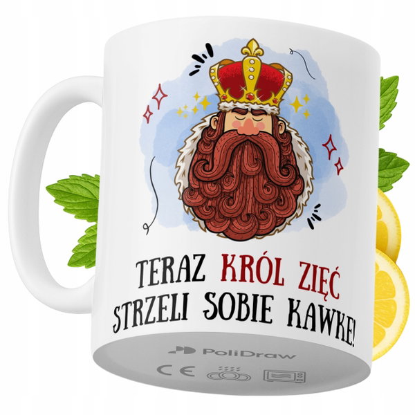 Kubek Dla Zięcia na Prezent z Nadrukiem ze Zdjęciem 330 ml PoliDraw