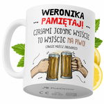 Kubek Dla Weroniki na Prezent z Nadrukiem ze Zdjęciem 330 ml PoliDraw