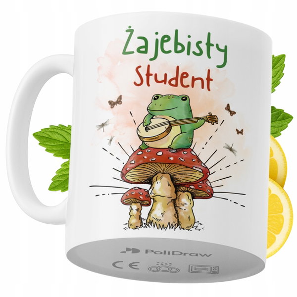 Kubek Dla Studenta na Prezent z Nadrukiem ze Zdjęciem 330 ml PoliDraw