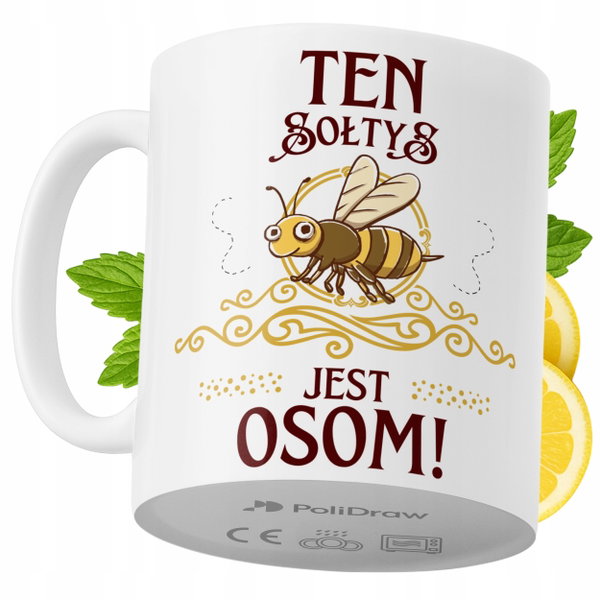 Kubek Dla Sołtysa na Prezent z Nadrukiem ze Zdjęciem 330 ml PoliDraw