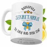 Kubek Dla Sekretarki na Prezent z Nadrukiem ze Zdjęciem 330 ml PoliDraw