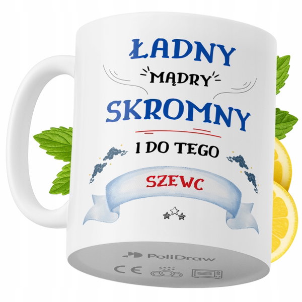 Kubek Dla Szewca na Prezent z Nadrukiem ze Zdjęciem 330 ml PoliDraw
